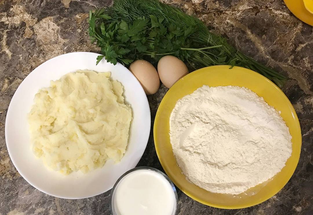 Вафли из картофельного пюре