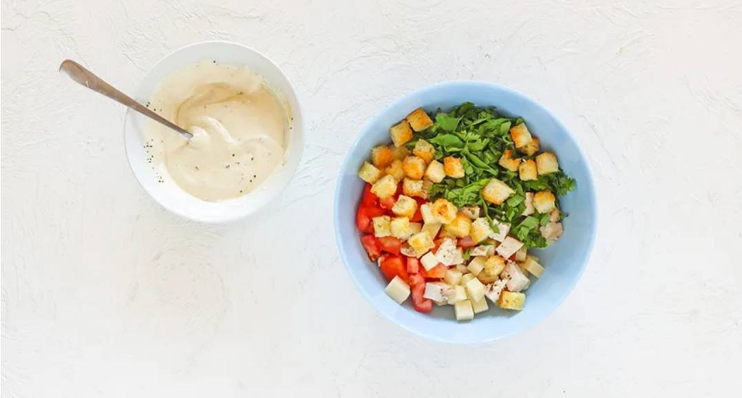 Баварский салат с курицей Баварский салат с курицей