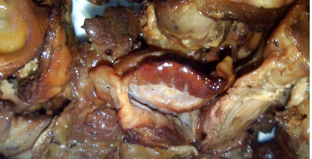 Копчёные желудки куриные