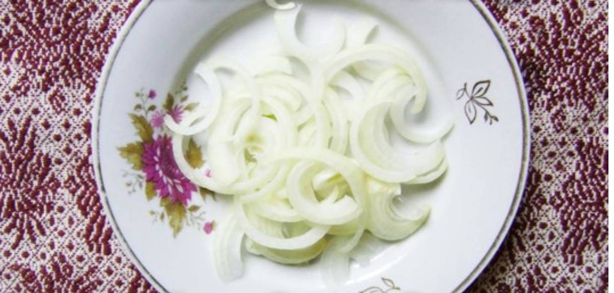 Испанский салат с фасолью
