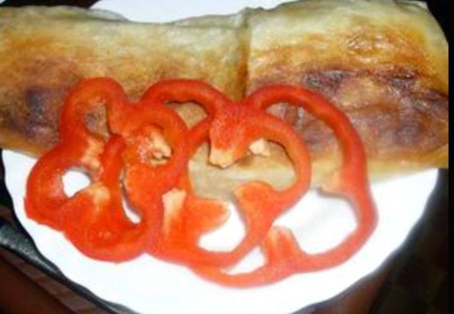 Форель в лаваше, запечённая в духовке