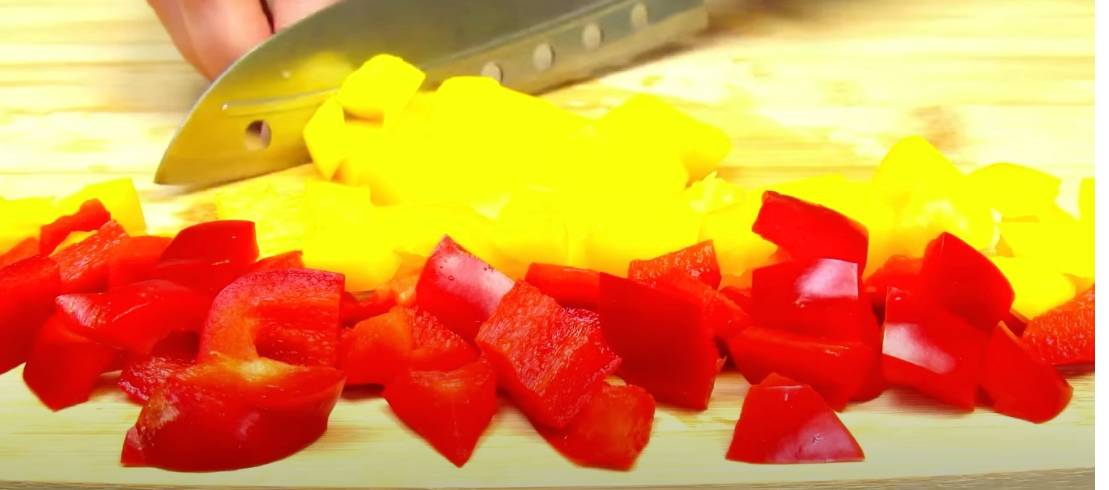 Грузинский салат с фасолью без мяса