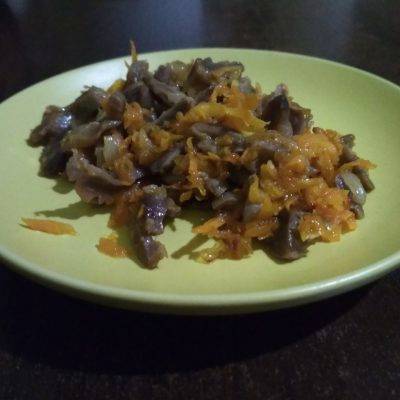 Куриные желудки по-корейски