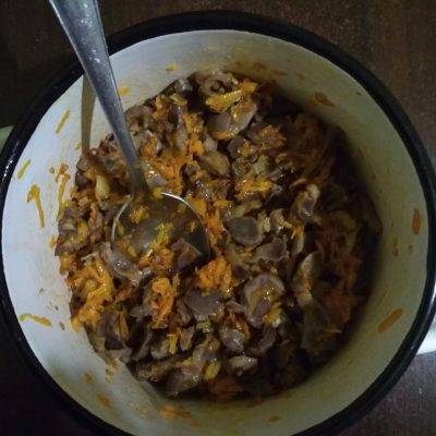 Куриные желудки по-корейски
