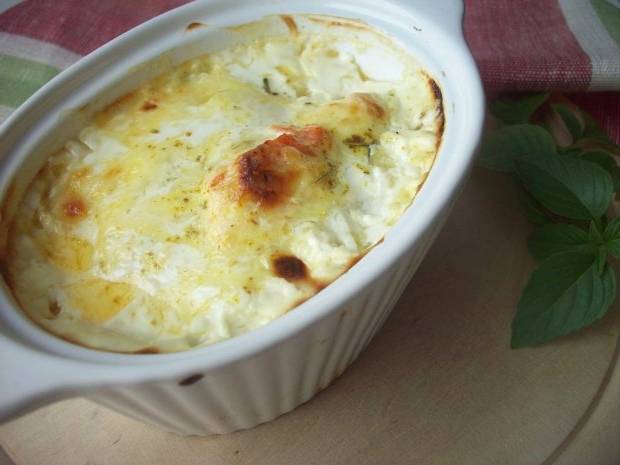 Форель со сливками и сыром в духовке