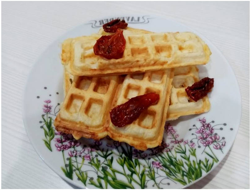 Сырные вафли в мультипекаре