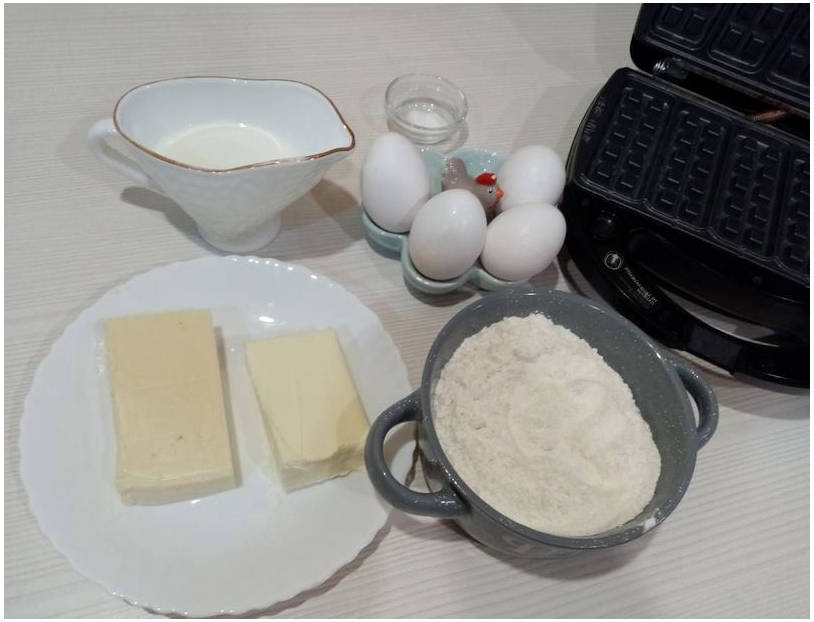 Сырные вафли в мультипекаре
