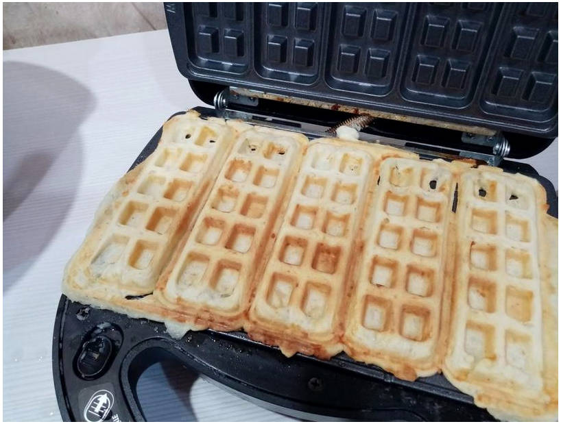 Сырные вафли в мультипекаре