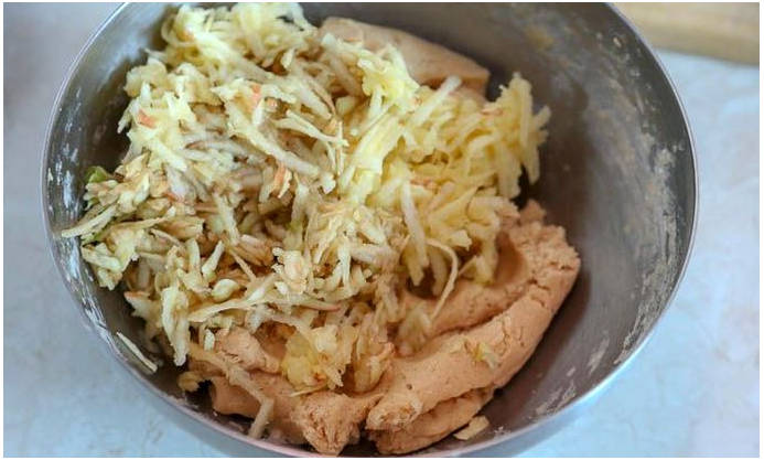 Мягкое печенье с яблоками