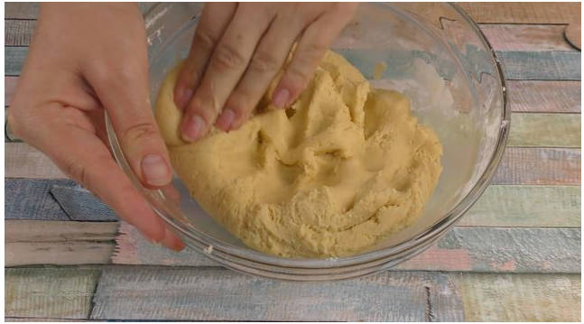 Печенье с яблоками на быструю руку