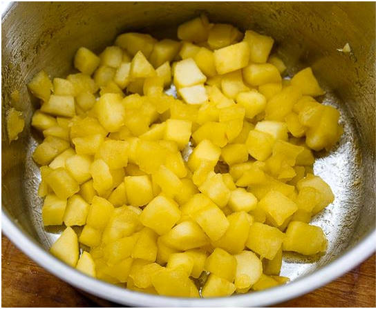Пирог суфле с яблоками
