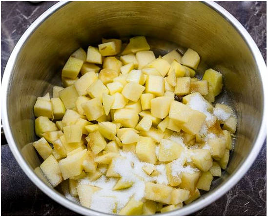 Пирог суфле с яблоками