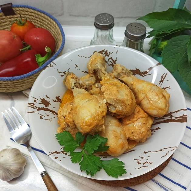 Куриные ножки в мультиварке Редмонд