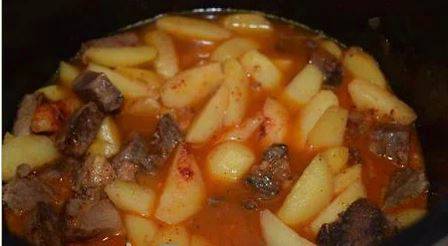 Картошка с мясом в мультиварке Редмонд