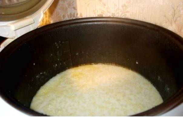 Пшенная каша на молоке в мультиварке Редмонд