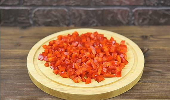 Салат «Мексиканский» с фасолью, кукурузой и болгарским перцем