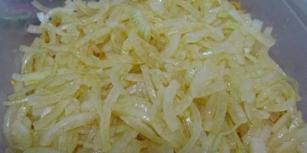 Мясной салат с корейской морковью