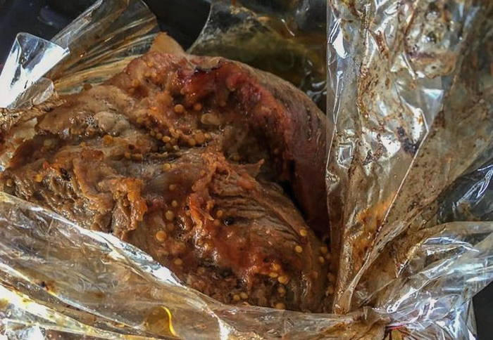 Буженина из свинины в рукаве в духовке