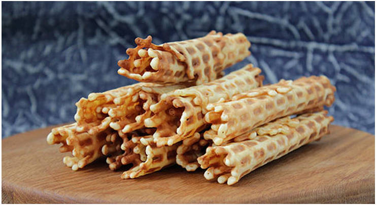 Морковные вафли в мультипекаре