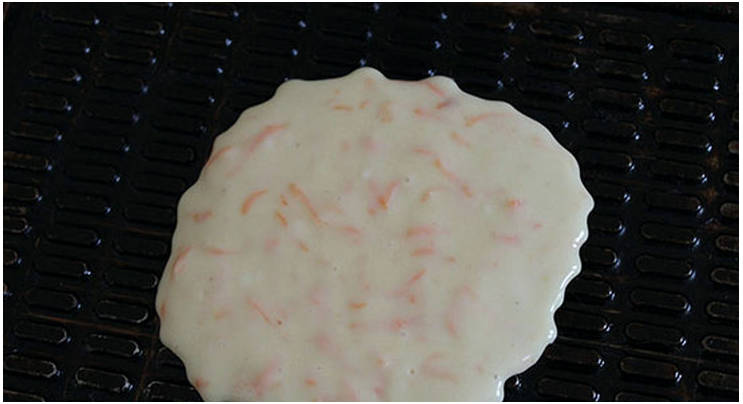 Морковные вафли в мультипекаре