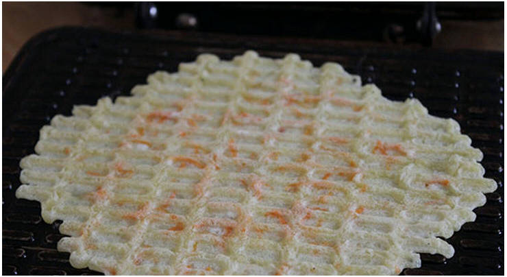 Морковные вафли в мультипекаре