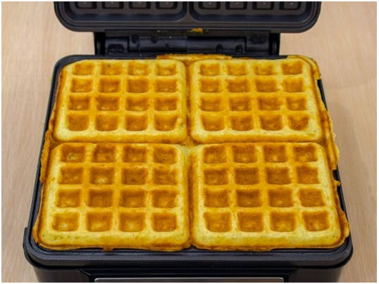 Несладкие вафли в вафельнице