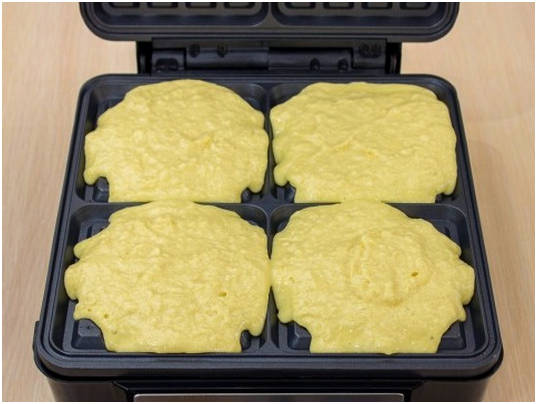 Несладкие вафли в вафельнице