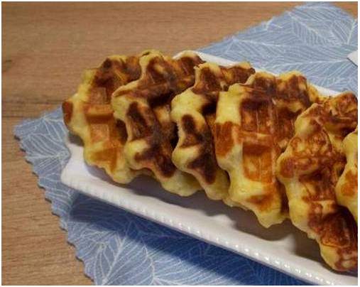 Низкокалорийные вафли в вафельнице