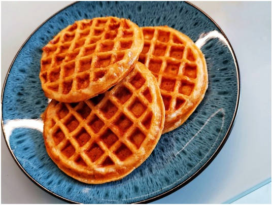 Вафли из рисовой муки в электровафельнице