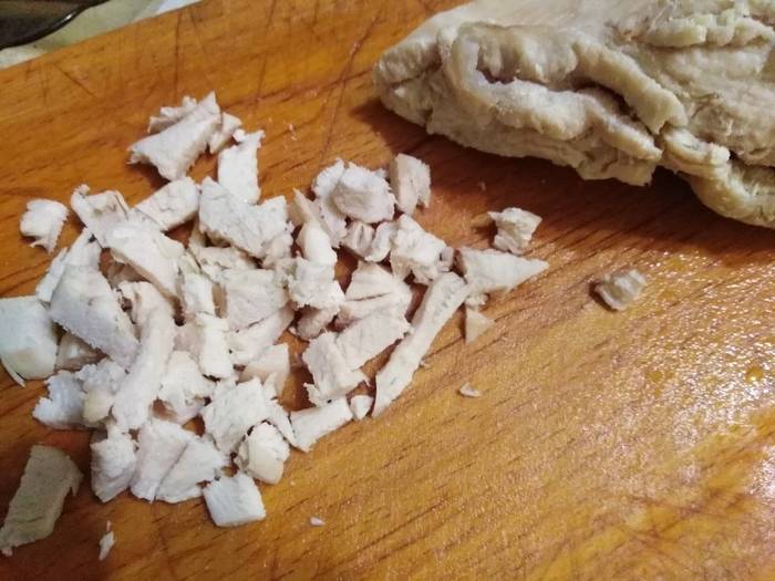 Салат «Мужские грезы» с курицей