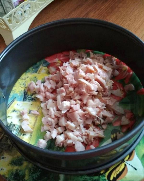 Салат «Мой генерал» с курицей