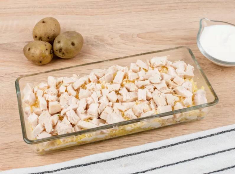 Салат «Лесная поляна» с опятами классический