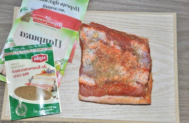 Сало в рукаве для запекания в духовке
