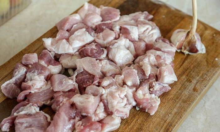 Картошка с мясом в рукаве для запекания в духовке