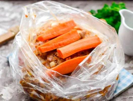 Индейка с овощами в рукаве для запекания в духовке