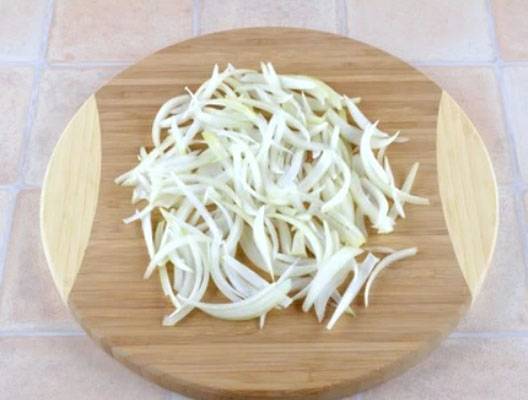 Мясной салат с дайконом