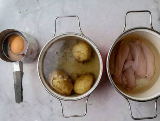 Салат «Невеста» с курицей