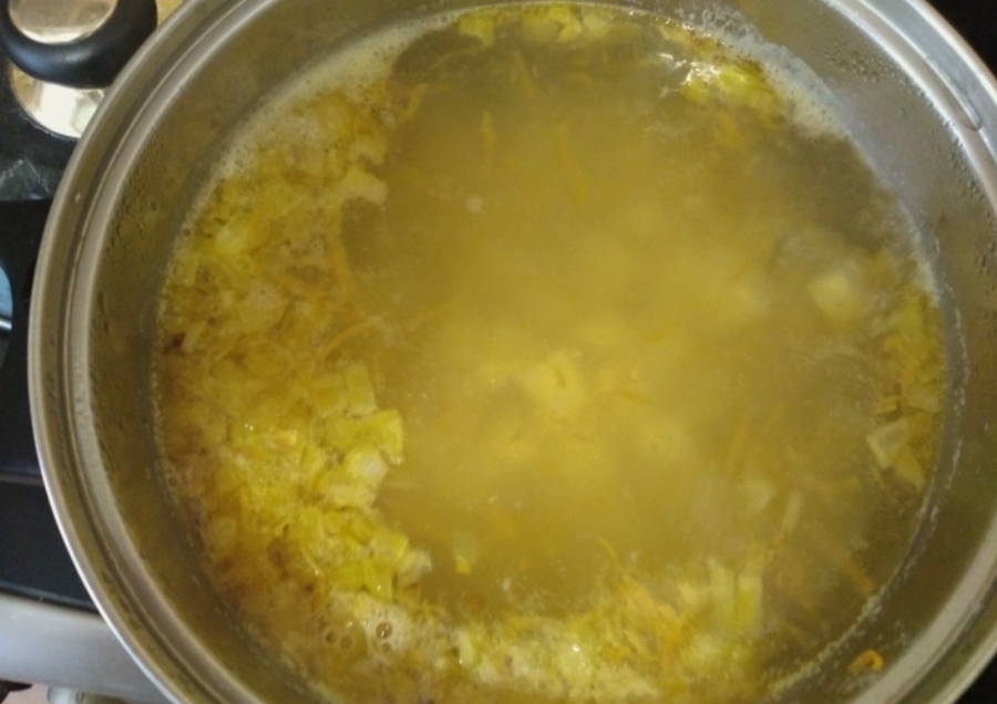 Суп с фрикадельками и галушками