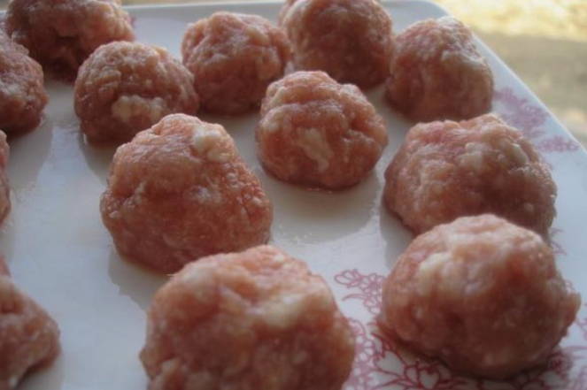 Сырный суп с фрикадельками и рисом