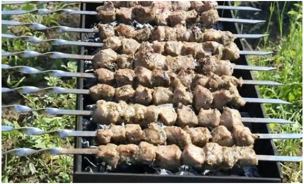 Классический шашлык из баранины по-кавказски
