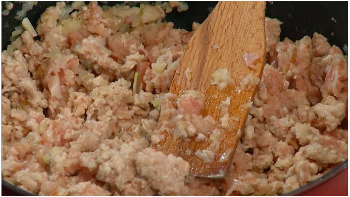Пирог из кабачков с фаршем в духовке