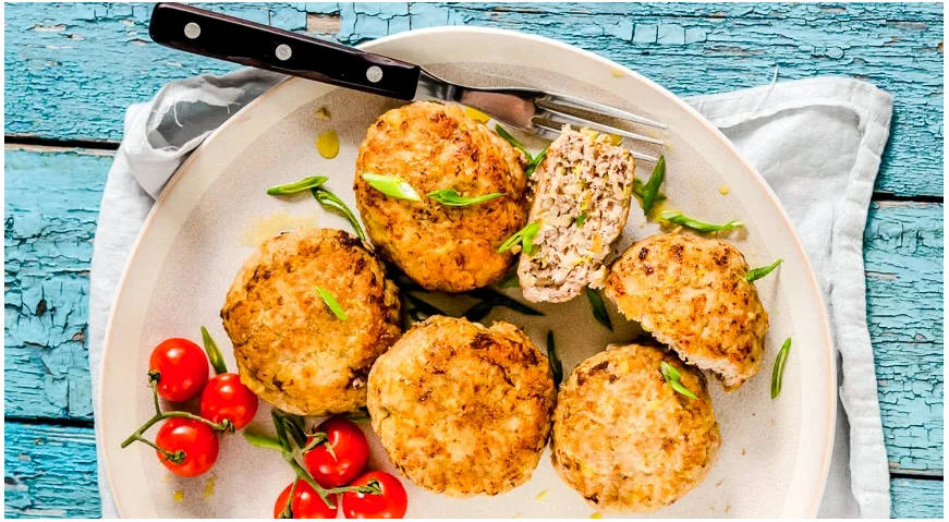 Котлеты из мяса и кабачков