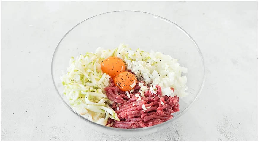 Котлеты из мяса и кабачков