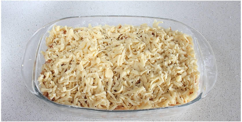 Тертый пирог с яблоками