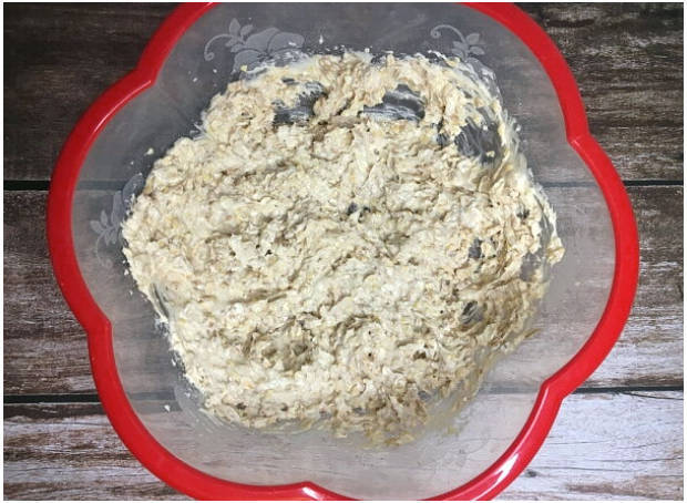 Овсяное печенье с яблоками и корицей