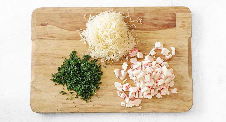 Королевский салат с морепродуктами Королевский салат с морепродуктами
