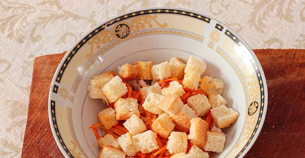 Салат «Карусель» с корейской морковью