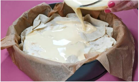 Пирог из лаваша с яблоками в духовке