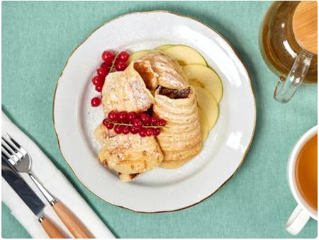 Вафли на йогурте в вафельнице