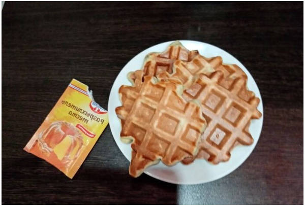 Банановые вафли в мультипекаре